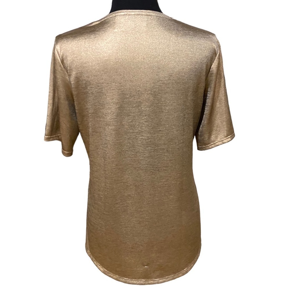 Chico Rose Gold Shimmer Tee - Picture 3 of 8